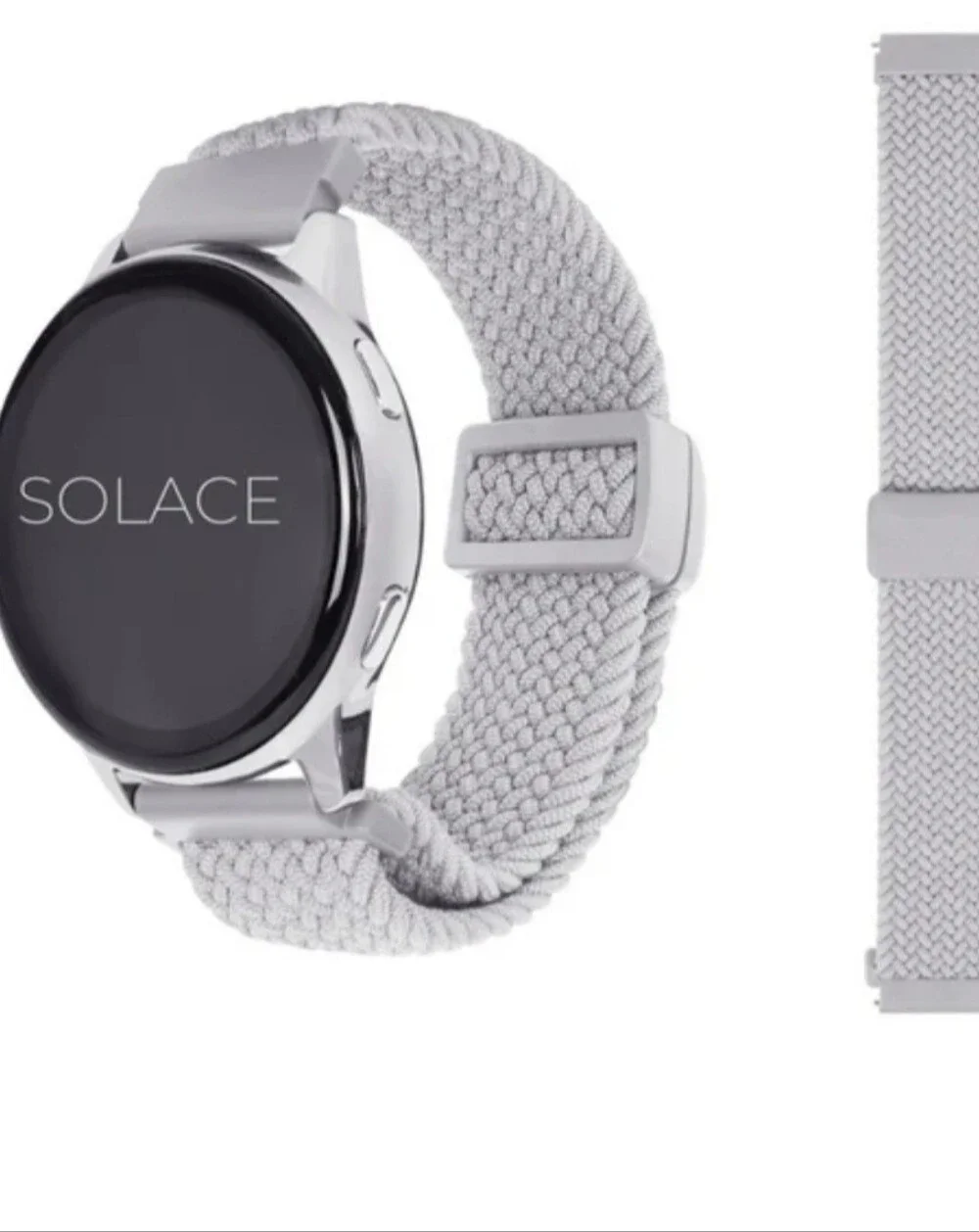 Solace Outlander Adapt Braided Smart Watch Band - Light Gray